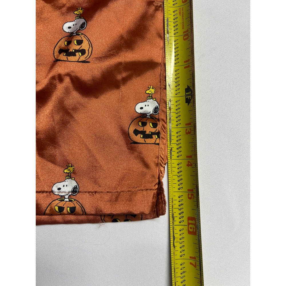 American Eagle Peanuts Snoopy Fall 2024 Satin Shorts M Halloween Pumpkins - Picture 6 of 11